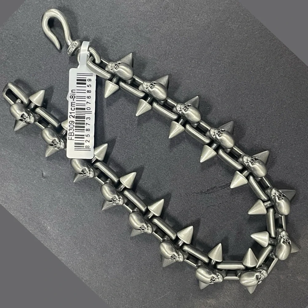Bico Australia Jewelry - Spiked Skull Bracelet NWT!